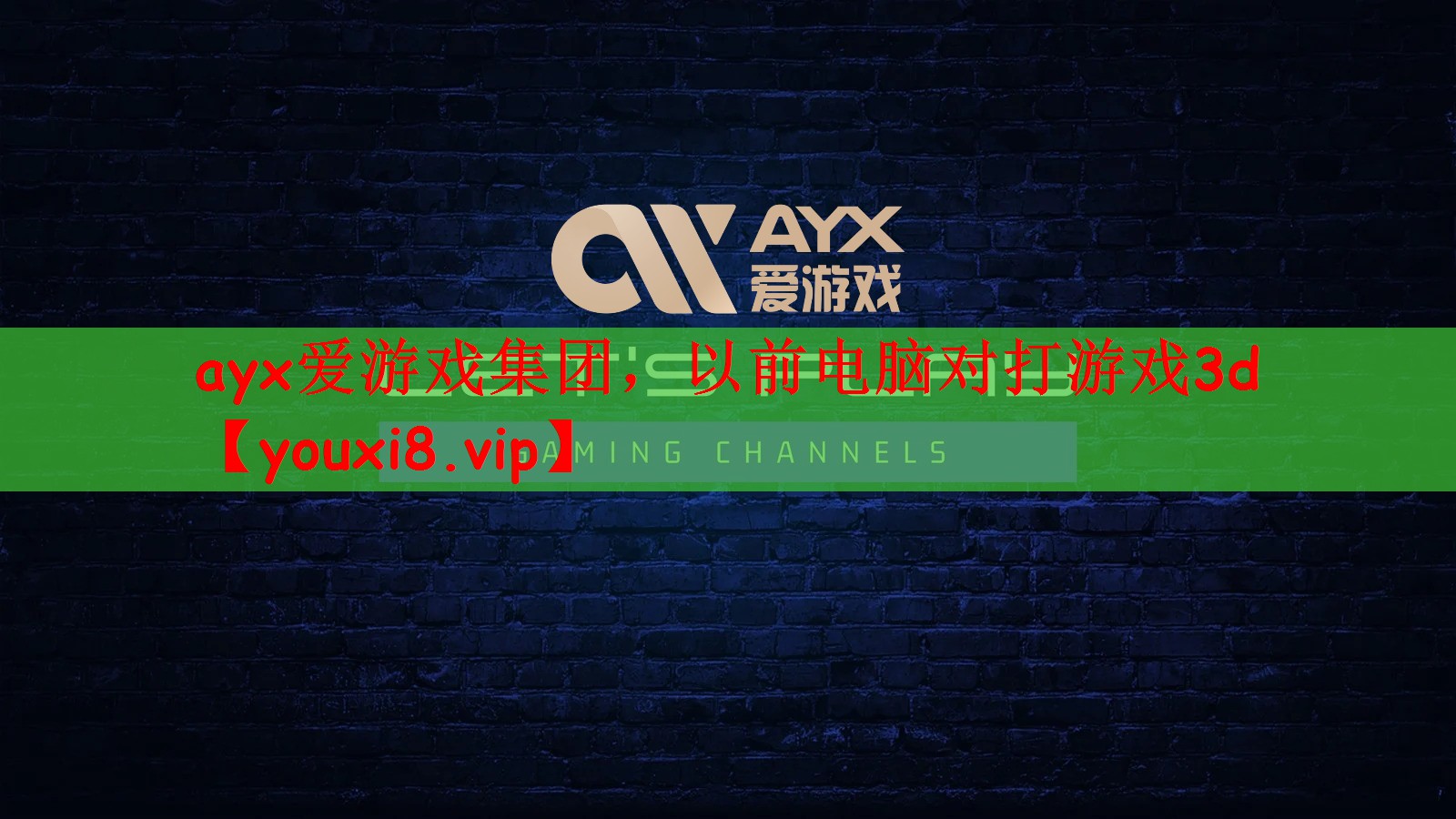 ayx爱游戏集团，以前电脑对打游戏3d
